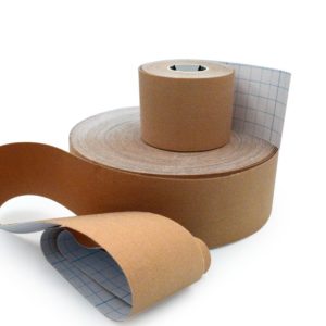 Kinesiology Tape - Synthetic Fibers special for SPORTS - Ultra Long Lasting Joint Support - Beige Color - 5cm x 5m by Rockford Kinesiology