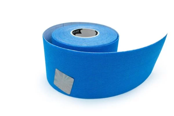 Kinesiology Tape - Synthetic Fibers special for SPORTS - Ultra Long Lasting Joint Support - Blue Color - 5cm x 5m by Rockford Kinesiology