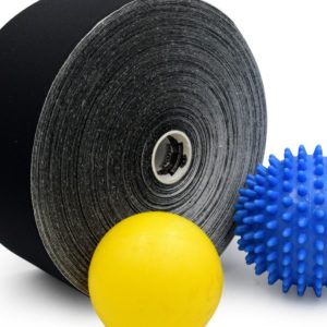 Biomechanical Tape - Athlos Supreme - 7.5 cm x 32 m - Special Edition for SPORTS & Performance by Rockford Kinesiology - Black Color