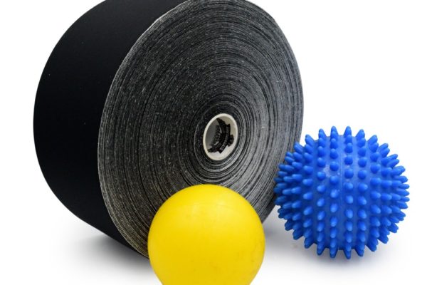 Biomechanical Tape - Athlos Supreme - 7.5 cm x 32 m - Special Edition for SPORTS & Performance by Rockford Kinesiology - Black Color