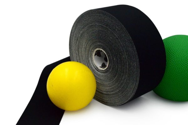 Biomechanical Tape - Athlos Supreme - 7.5 cm x 32 m - Special Edition for SPORTS & Performance by Rockford Kinesiology - Black Color