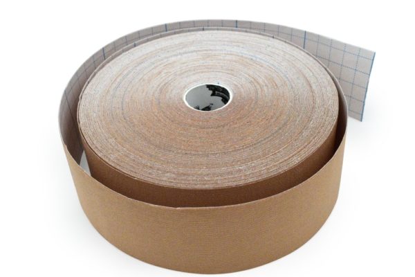 Gold Edition Kinesiology Tape for SPORTS - Synthetic Fibers by Rockford Kinesiology - Beige Color - 5cm x 32m