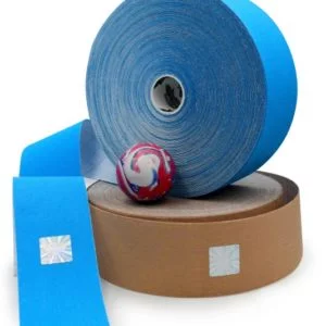 Gold Edition Kinesiology Tape for SPORTS - Synthetic Fibers by Rockford Kinesiology - Blue Color - 5cm x 32m