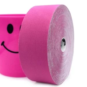 Kinesiology Tape for SPORTS - Synthetic Fibers | Rockford Kinesiology - Pink Color - 5cm x 32m