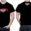 T-shirt Rockford Kinesiology - Black Color 100% Cotton