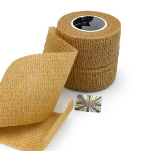 Wrap Sports Tape - Athletic Taping - Special for SPORTS - Self-adhesive Elastic Cohesive Bandage Grip - Brown Color