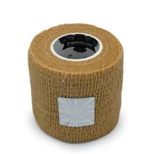 Wrap Sports Tape - Athletic Taping - Special for SPORTS - Self-adhesive Elastic Cohesive Bandage Grip - Brown Color