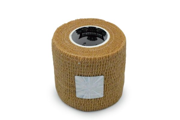 Wrap Sports Tape - Athletic Taping - Special for SPORTS - Self-adhesive Elastic Cohesive Bandage Grip - Brown Color