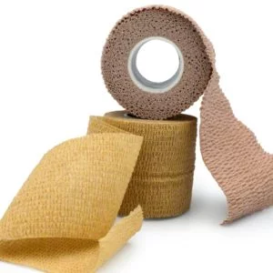 Wrap Sports Tape - Athletic Taping - Special for SPORTS - Self-adhesive Elastic Cohesive Bandage Grip - Brown Color