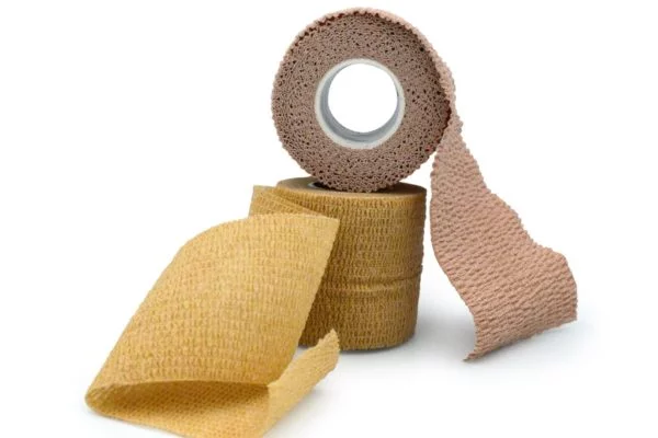 Wrap Sports Tape - Athletic Taping - Special for SPORTS - Self-adhesive Elastic Cohesive Bandage Grip - Brown Color