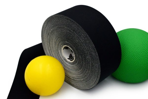 Biomechanical Tape - Athlos Tape - 5 cm x 32 m - Special Edition for SPORTS & Performance by Rockford Kinesiology - Black Color
