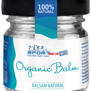 Organic Balm - balsam din uleiuri esentiale si extract natural de arnica cu efect antiinflamator - Sport Med Lab